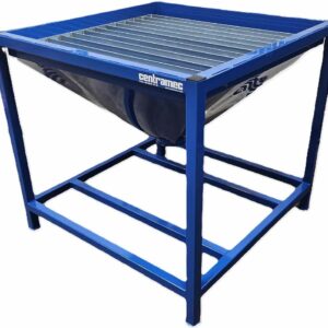 Behållare för säcktömning