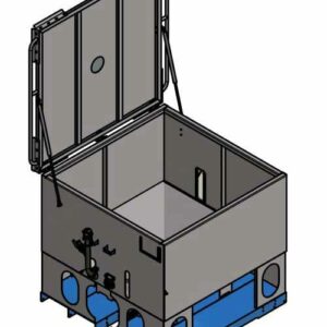 Cemec Materialbehållare 2000 liter