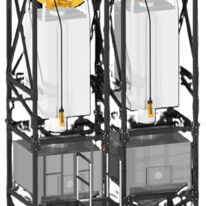 Storsäckstömmare för granulat/pulver