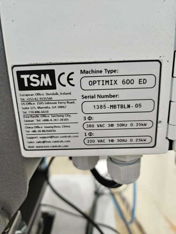 TSM Batchblandare Opti-Mix 600/4 ED
