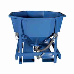 Product photo blue Cemec octabin cone, SP material container.