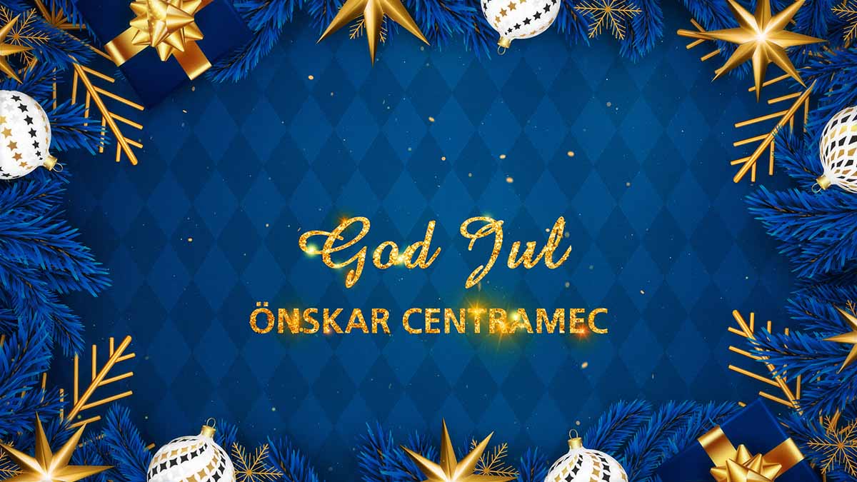 God jul önskar Centramec