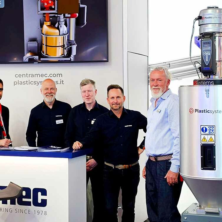 Davide, Tobias, Mats, Daniel, Jens - at Fakuma 2026.